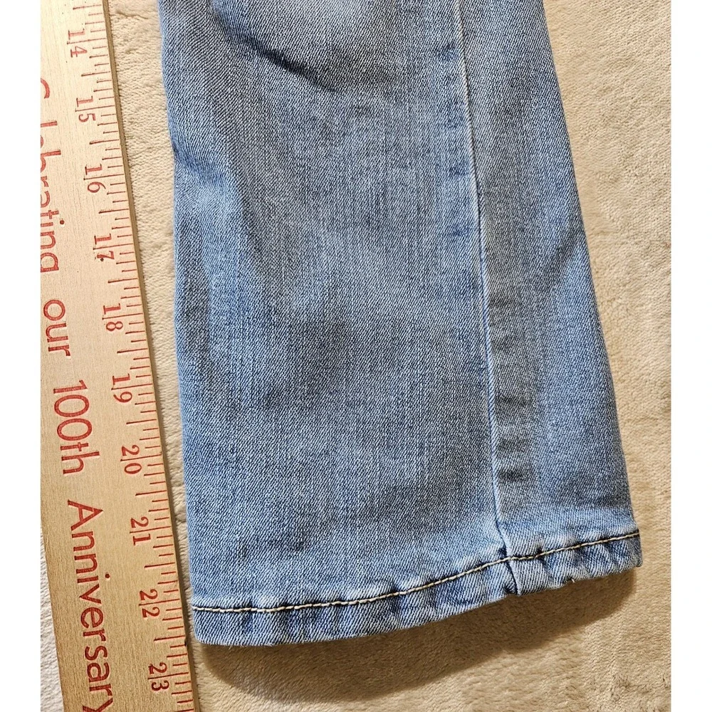 Jordache Girls Size 10 Bootcut Jeans Light Wash Stretch Denim‎ Adjustable Waist